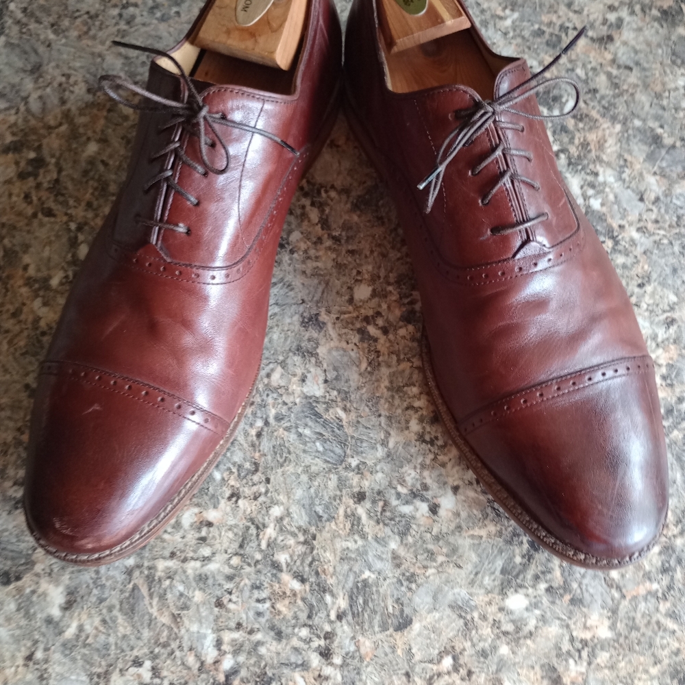 Cole Haan Grand Os Men's Brown Laceup.Shoes Size 12M